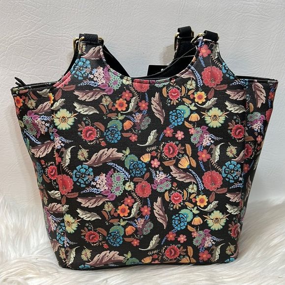 Bueno Print Small Tote Floral/Black - Picture 1 of 8
